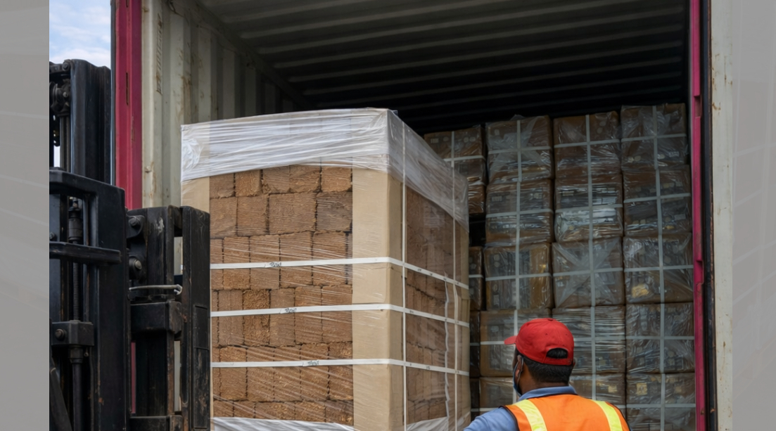 Global logistics and shipping of Euros Grower coir products