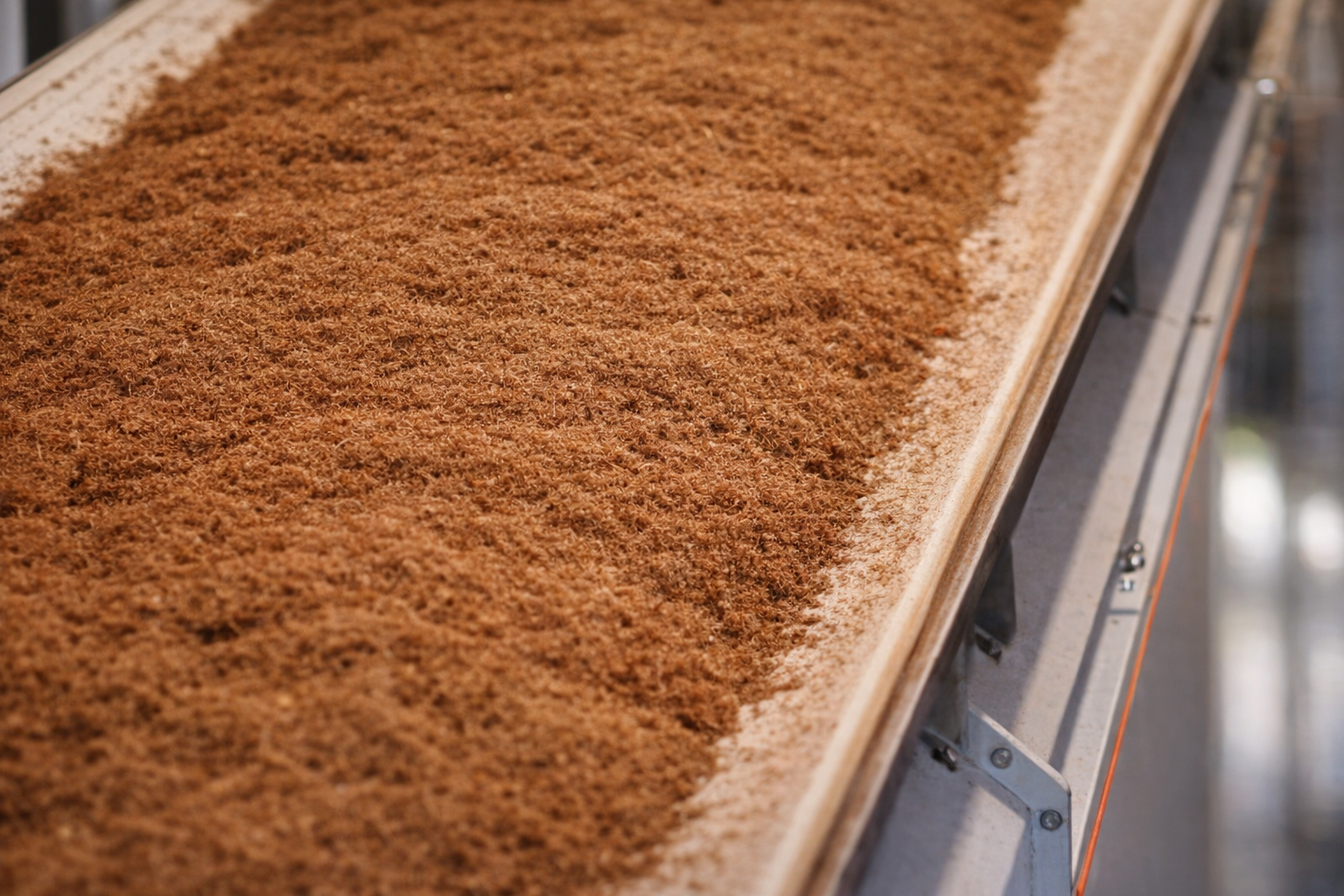 Automated coconut pith separation process