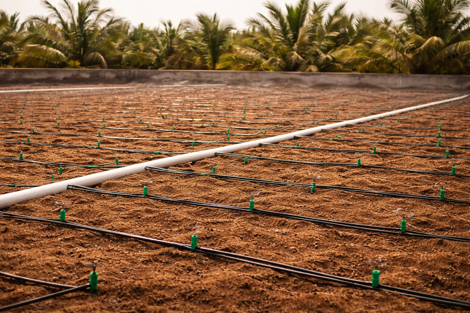 Washing and salt reduction process for premium cocopeat