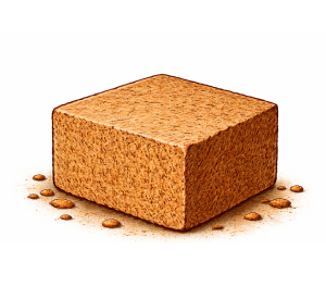 5kg compressed cocopeat block