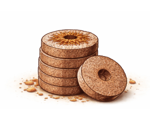 Cocopeat discs and pellets for germination